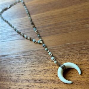 Dessert Moon Y Necklace